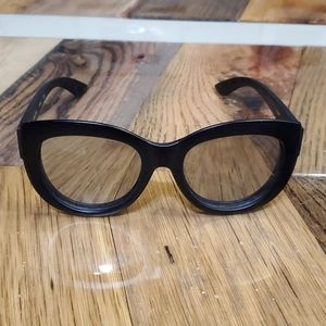 Cat eye mirrored sunglasses